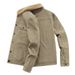Men's fleece thickened youth plus-size jacket corduroy jacket_viptrois.com