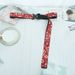 Hip-Hop Trendy Double Strap Pendant Crow Flower Print Y2K Style Street Dance Accessory Belt Punk Decorative Leather_viptrois.com