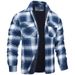 CT 2025 New Long Sleeve Turn-down Collar Plaid Thickened Shirt Men's Jacket_viptrois.com