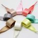 Shoe Accessories silk shoelaces 2cm lace satin ribbon black and white color candy color flat ribbon shoelace rope a pair_viptrois.com