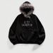 Men's Streetwear Hoodie With Rhinestone Details & Flag Print, Detachable Faux Fur Hood, Loose Fit Warm Winter Pullover_viptrois.com