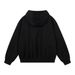 Vibe Trendy Brand Solid Color Loose Hooded Sweatshirt Autumn Winter Men's Simple Versatile Zipper Jacket Cardigan Coat_viptrois.com