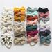Baby Muslin Cotton Gauze Bow Hair Headband Accessories Baby 100 Days Old Super Soft Nylon Male_viptrois.com
