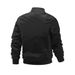 Men's MA-1 Style Bomber Jacket - Military Inspired Slim Fit Nylon Jacket With Stand Collar (6 Colors, XS-XXXL)_viptrois.com