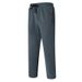 Men's Clothing Men's Fleece-Lined Winter Pants - Cozy & Warm Casual Trousers With Soft Inner Flannel (Available In Black, Navy, Gray, Army Green)_viptrois.com