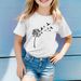 Mother & Kids 2024 Summer Foreign Trade Children's Clothing New Dandelion Cute Print Children's Round Neck T-shirt Children's Short Sleeve Top_viptrois.com