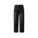 2025 New American Washed Denim Jeans Men, Spring And Summer Straight Leg Casual Pants, Black Loose Pants For Men_viptrois.com