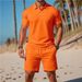 Men's Clothing Summer Casual All Match Suit Two Piece Suit Fashion_viptrois.com