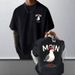 Cross-border Manufacturer's Best-selling Direct Sales Summer New European And American Printed Unisex Short-sleeve_viptrois.com