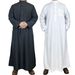 Men's Clothing Robe Qatar Stand Collar Robe Pocket Design Arab Middle East Men's Clothing Spot_viptrois.com