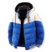Padded-on Men's Embroidery Contrasting Colors Loose Removable Hat Double-sided Wear Thickened Padded Jacket Hooded Jacket_viptrois.com