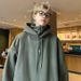 Hoodie Jacket, Pure Black Pile Collar, Assault Hoodie For Men_viptrois.com