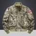Men's Clothing Spring And Autumn Air Force Pilot Jacket Men's American Outdoor Camouflage Baseball Jacket Stand Collar Multi Pocket Jacket Wholesale_viptrois.com