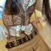 2025 Korean Style Hollow Punk Casual Fashion Star Eyelet Decor Double Row Belt For Women_viptrois.com