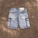 Men's Clothing Retro Old Tough Guy Style Multi Pocket Elastic Workwear Denim Shorts Men's Loose Straight Shorts_viptrois.com