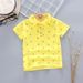 Summer Children's POLO Shirt Short Sleeved T Shirt Pure Cotton Little Boy Children's Small Floral Anchor Infant Top Handsome_viptrois.com