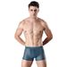Pulse Ice Silk Hollow Out Men's Plus Size Gift Box Breathable Comfortable Mesh Sexy Boxer Briefs Factory Direct Sale_viptrois.com