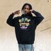 American-style Trendy Brand Hoodie, Fleece-lined, Thickened, Street Fashion, Cartoon Print, Unisex_viptrois.com