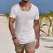 2025 Summer New Pocket Crew Neck Men's T-Shirt_viptrois.com
