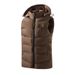 Men's Winter Thermal Vest Jacket - Windproof Outdoor Fleece Coat With Multiple Pockets, Lightweight Warm Layering For Hiking & Daily Wear_viptrois.com