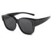 Men's Sunglasses Windproof Myopia Set Of Glasses New Retro Square Frame TR Set Of Glasses Sunshade Anti Dizziness Eye Protection Sunglasses_viptrois.com