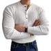 Men's Clothing Henry Collar Sweater Long Sleeve Men's Spring And Autumn Sweater Trend All Match Slim T Shirt_viptrois.com