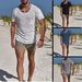 2025 Summer New Pocket Crew Neck Men's T-Shirt_viptrois.com