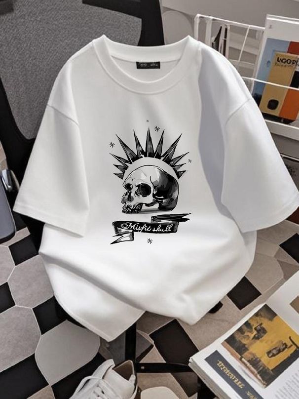 Life Is Strange Misfit Skull T Shirt Men's And Women's Sizes Bma 252 Unisex Stretched Slightly Breathable Comfortable Designer Clothes Versatile_viptrois.com