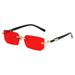Jelly Colored Frameless Sunglasses – Trendy Cut Edge Design For Women, European & American Street Style_viptrois.com