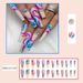 Nail Strips Nail Tips Long INS Style Wearable Nail Tips Flashing Hot Girl Nail Tips Nails Nail Art Patches_viptrois.com
