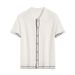 Men's Clothing New Simple Cardigan Contrast Color Lapel Old Money Style All Match Solid Color Short Sleeved Knitted Sweater_viptrois.com