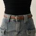 New Style Korean Version Student Ins Women's Fashion Belt Versatile Decorative Jeans Casual Simple_viptrois.com