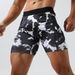 Men's Clothing Fitness Shorts Quick Drying Milk Silk Tight Three Quarter Pants Breathable Hip Lifting Running Fitness Shorts_viptrois.com