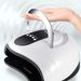 Sunrich UV 120W LED nail lamp quick dryer suitable for gel polishing and curing with 4 timers Portable handle Large_viptrois.com