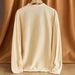 Monochrome Man- 2025 Foreign Trade Loose Linen Solid Color Long Sleeve Stand Collar Men's Casual Shirt_viptrois.com