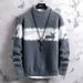 Men’s Plush Velvet Sweater Round Neck Thickened Pullover Imitation Mink Knit Winter Warm Casual_viptrois.com