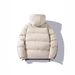 Men's Clothing Men's Winter Striped Puffer Jacket With Hood, Thickened Quilted Coat For Casual & Streetwear (Black/Gray/Khaki)_viptrois.com