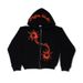 Men's Clothing European And American Wholesale Sweatshirt Printed Zipper Long Sleeved Pullover Hoodie Sweatshirt Jacket Trendy Street Jacket_viptrois.com