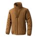 Unisex Plus-Size Stand Collar Winter Jacket - Thickened Polyester Padded Coat With Multiple Pockets, All-Season Warm & Stylish_viptrois.com