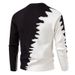 Men's Casual Color Block Round Neck Long Sleeve Knit Sweater - Autumn Winter Fashion Pullover For Youth_viptrois.com
