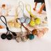 Snowball Ornaments Hand Woven Ball Versatile Women's Bag Accessories Wholesale Car Hanging High End Bag Pendant_viptrois.com