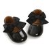 Meckior Baby Shoes Bowknot Rubber Sole Anti-slip PU Ballet Slippers Baby Girl Dress Shoes First Walker Toddler Crib Shoes_viptrois.com