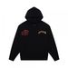 Trendy Brand Skull Print Heavy Cotton Unisex High Street Hooded Sweatshirt Long Sleeve Fashion_viptrois.com