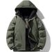 Men’s Japanese Streetwear Hooded Workwear Jacket – Heavyweight Winter Puffer Coat With Utility Pockets (M-5XL, Black/Mustard/Army Green/Khaki)_viptrois.com