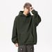 Nordmann 430G Thickened Fleece Spring Heavyweight Texture Solid Color Basic Trendy Brand Hoodie Jacket_viptrois.com