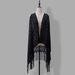 Lace Cardigan Shawl - Beach Cover-Up (Wave Lace Bikini Top, Holiday Style, Women's Fashion)_viptrois.com
