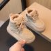 Winter new children's snow boots plus velvet warm cotton shoes short boots boys baby shoes girls bread shoes wholesale_viptrois.com