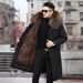 2025 New Men's Imitation Fox And Raccoon Fur Integrated Medium Length Coat Winter Imitation Fur High End Coat_viptrois.com