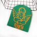 Unisex Jacquard Knit Beanie - Warm Winter Hat With Cupid Embroidery, Acrylic Material, Streetwear Style For Men And Women_viptrois.com
