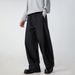 Men's Clothing Three Dimensional Pleated Casual Pants For Men Autumn Style With Adjustable Leg Openings Straight Leg Trousers Trendy Retro Trousers_viptrois.com